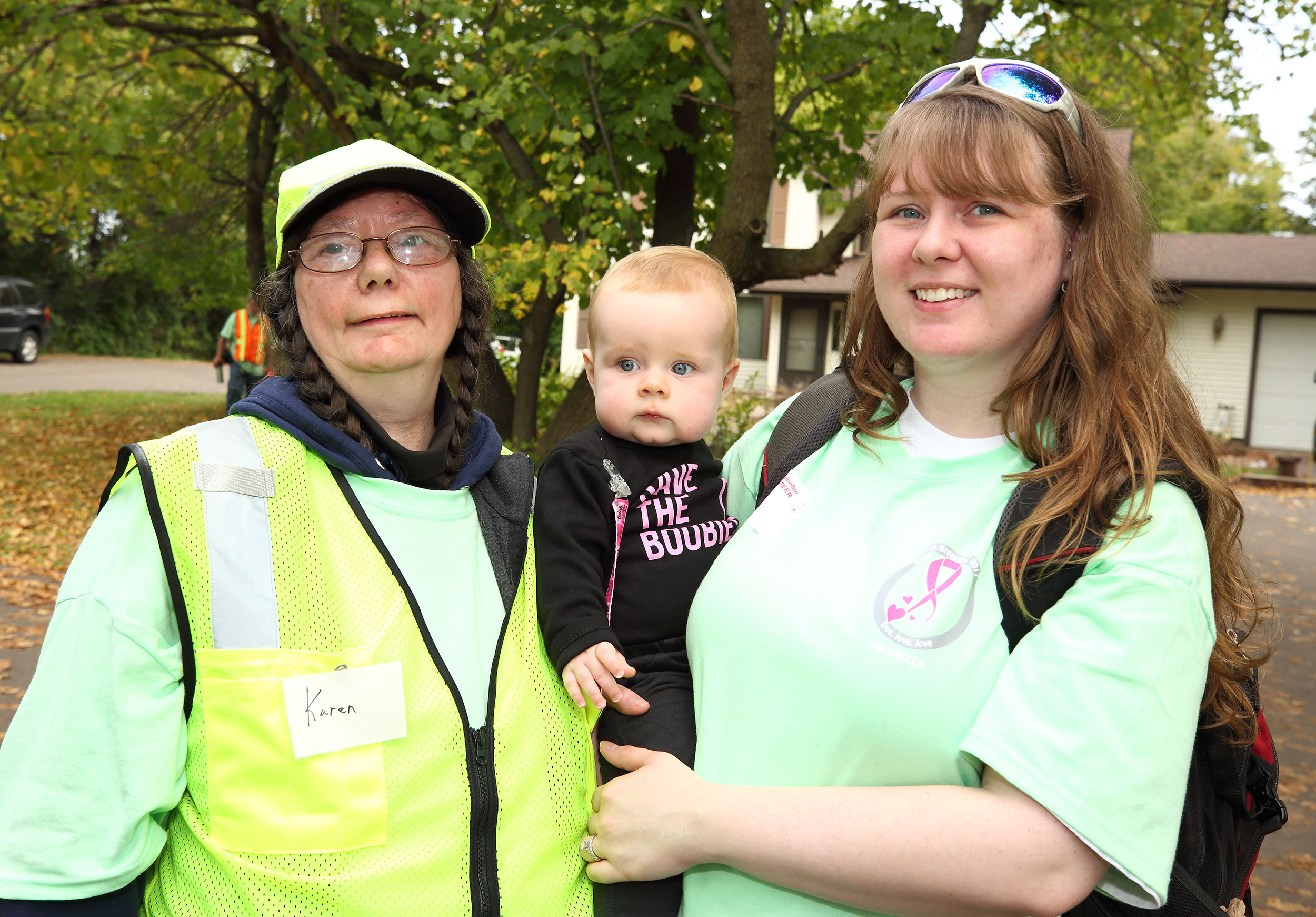 family of breastfest volunteers